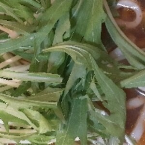 水菜の温うどん